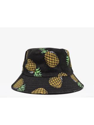 Двухсторонняя панамка "Ananas" черная