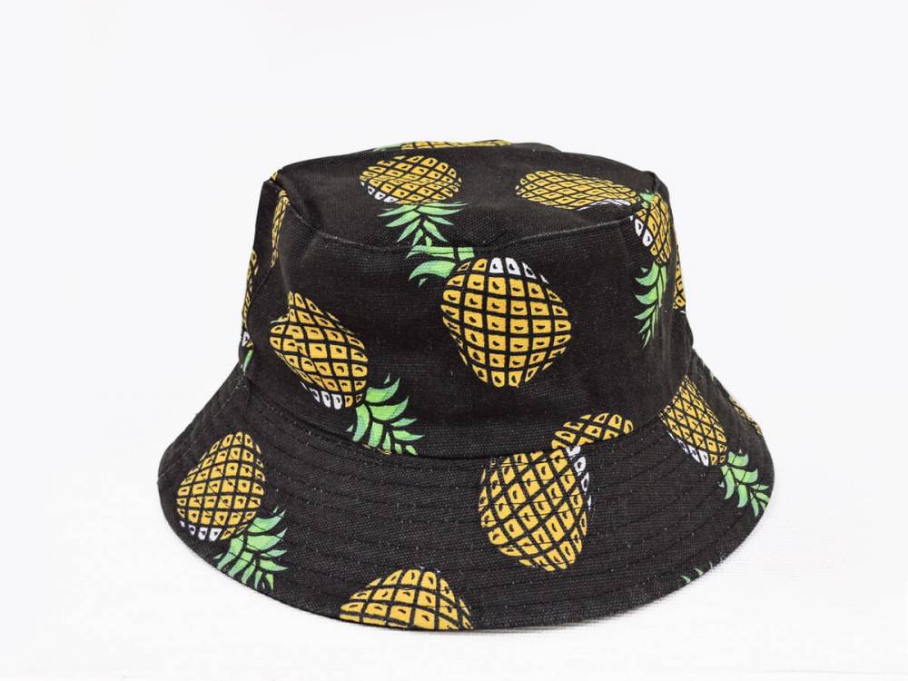 Двостороння панамка "Ananas" чорна