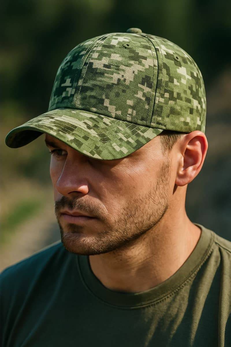 Кепка бейсболка "Warrior" піксель