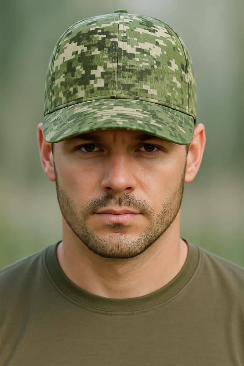 Кепка бейсболка "Warrior" піксель