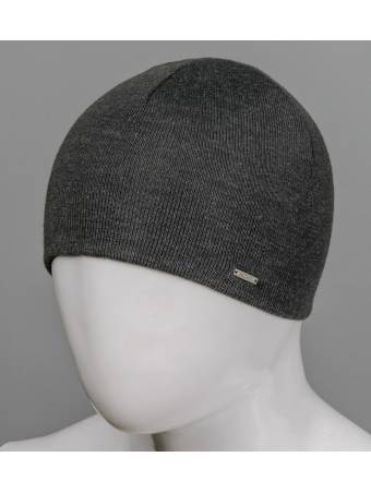 Мужская шапка "Wool" серая