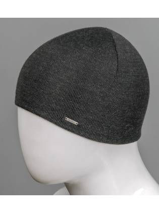 Мужская шапка "Wool" серая