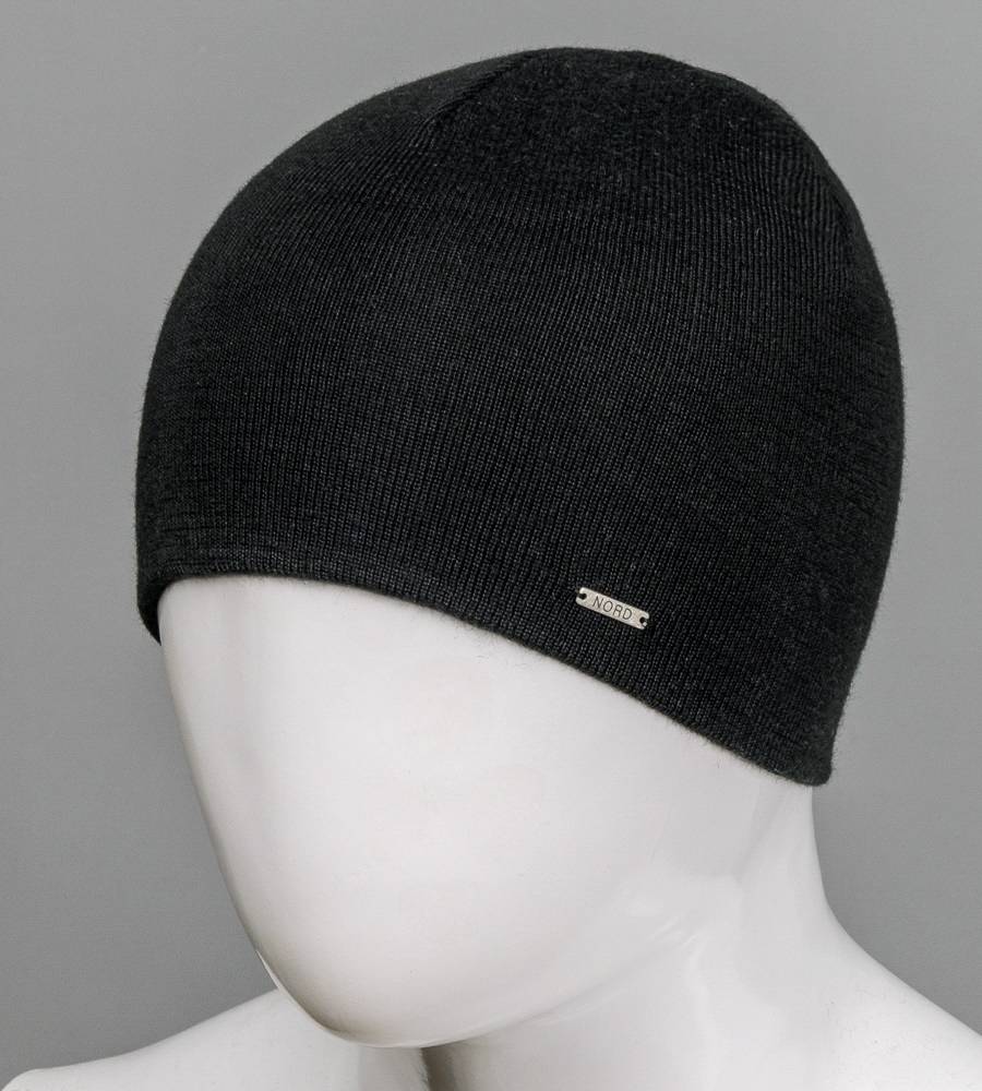 Чоловіча шапка "Wool" чорна