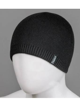 Мужская шапка на флисе "Fleece" черная