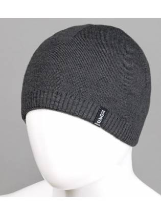 Мужская шапка на флисе "Fleece" темно-серая