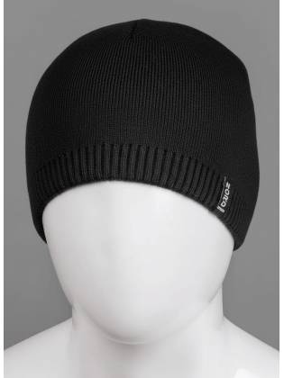 Чоловіча шапка на флісі "Fleece" чорна