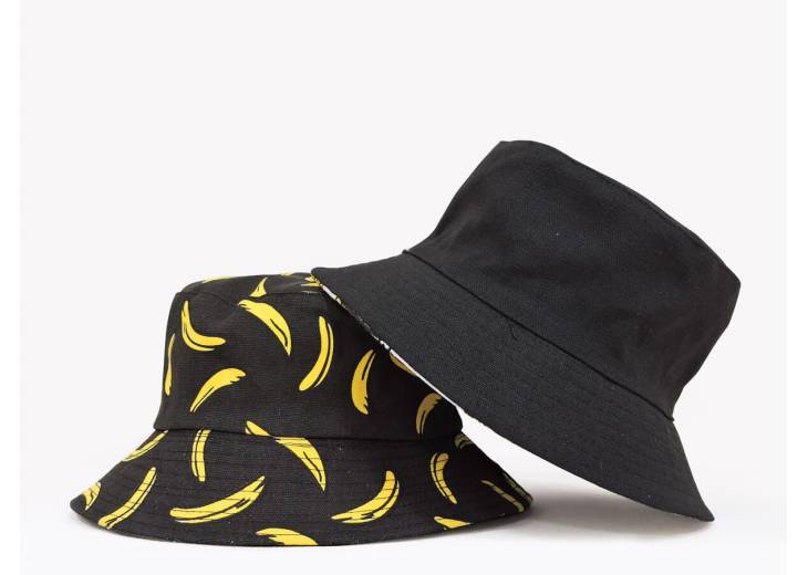 Двухсторонняя панамка "Bananas" черная