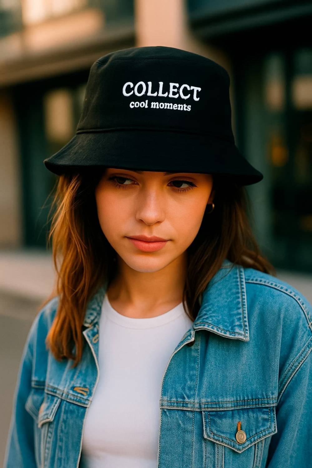 Панамка "College" чорна