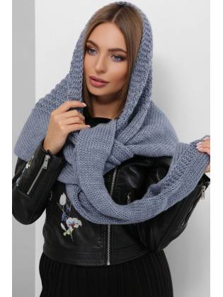 Женская косынка "Long" синяя