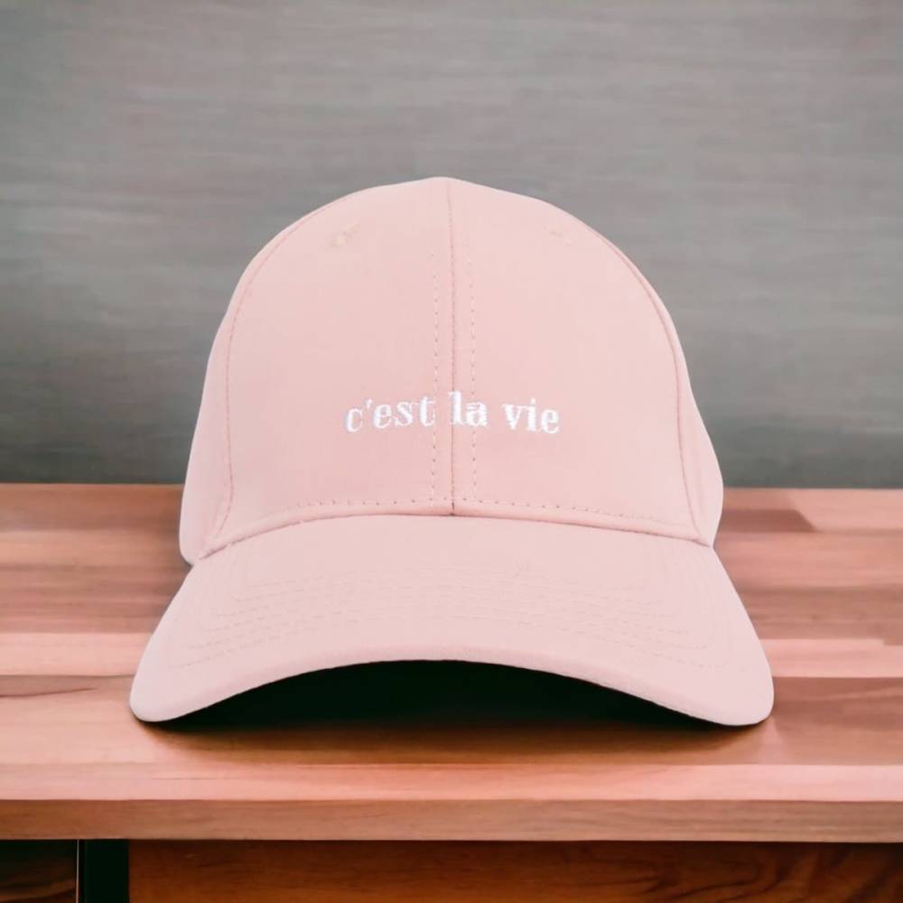 Кепка бейсболка "C`est la vie" рожева