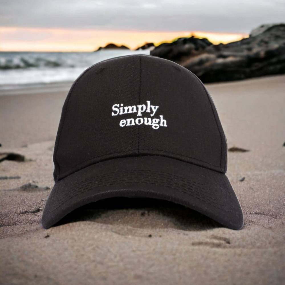Кепка бейсболка "Simple enough" чорна