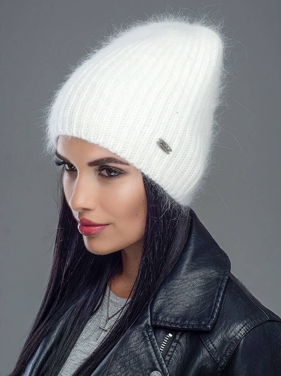 Жіноча шапка "Lady" біла