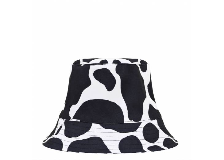 Двухсторонняя панамка "Cow-Z" черно-белая