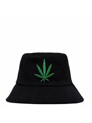 Панамка "Cannabis" черная