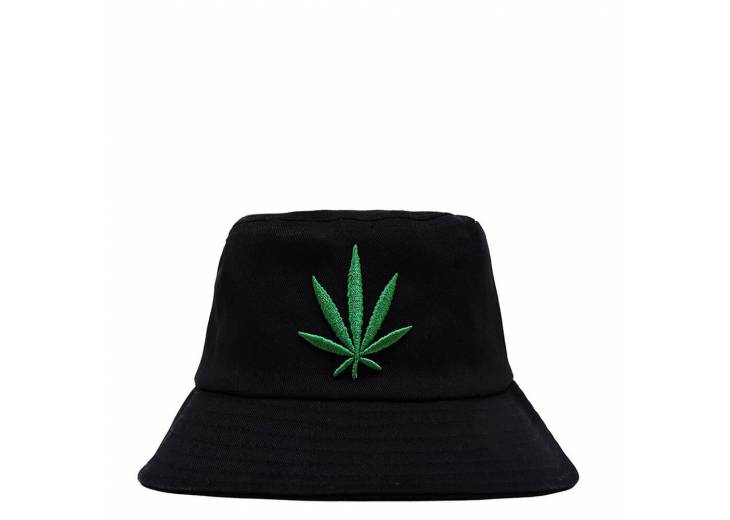 Панамка "Cannabis" черная