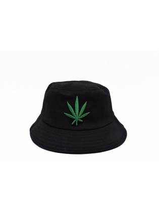 Панамка "Cannabis" черная