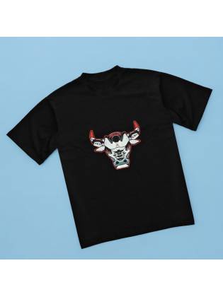 Мужская футболка "Bull" черная