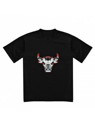 Мужская футболка "Bull" черная