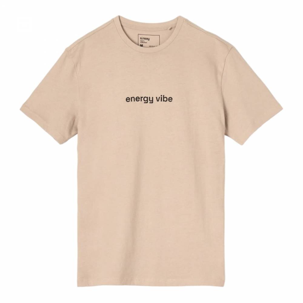 Чоловічі футболки "Energy" бежева