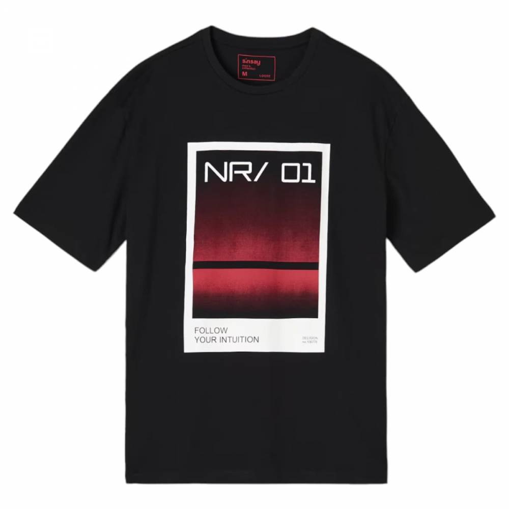 Чоловічі футболки "NR01" чорна