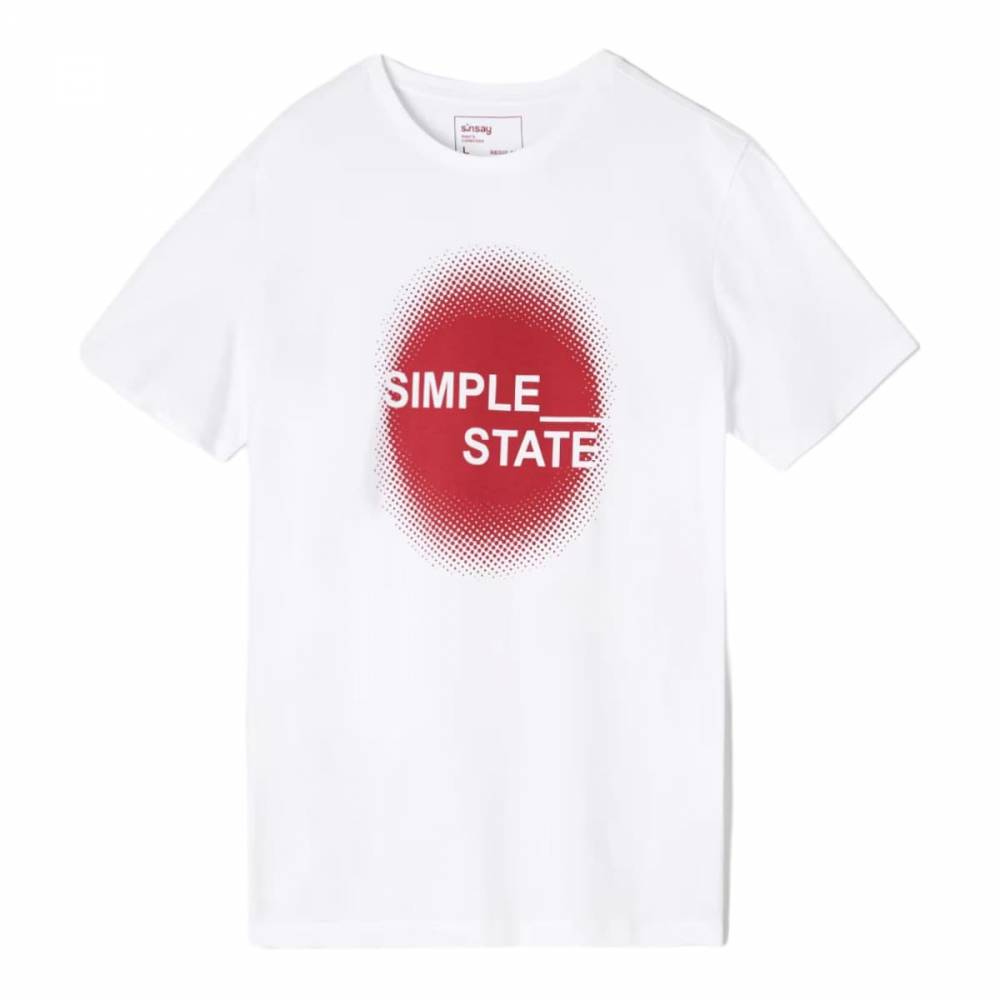 Чоловіча футболка "Simple State" біла