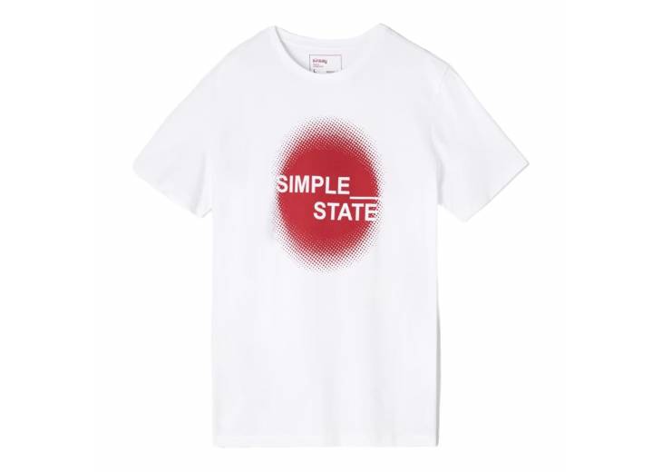 Чоловіча футболка "Simple State" біла