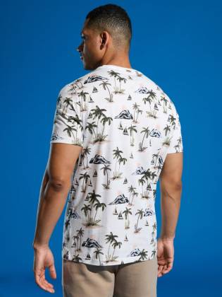 Мужская футболка "Palm" белая
