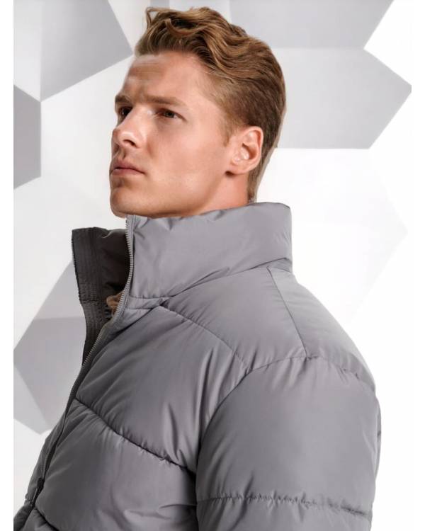 Демісезонна куртка "Puff" сіра