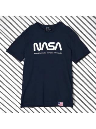 Мужская футболка "NASA" темно-синие