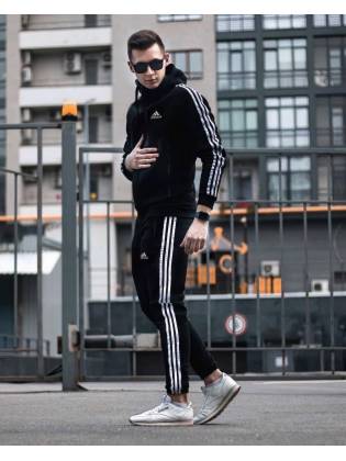 Мужской спортивный костюм "Cold" черный