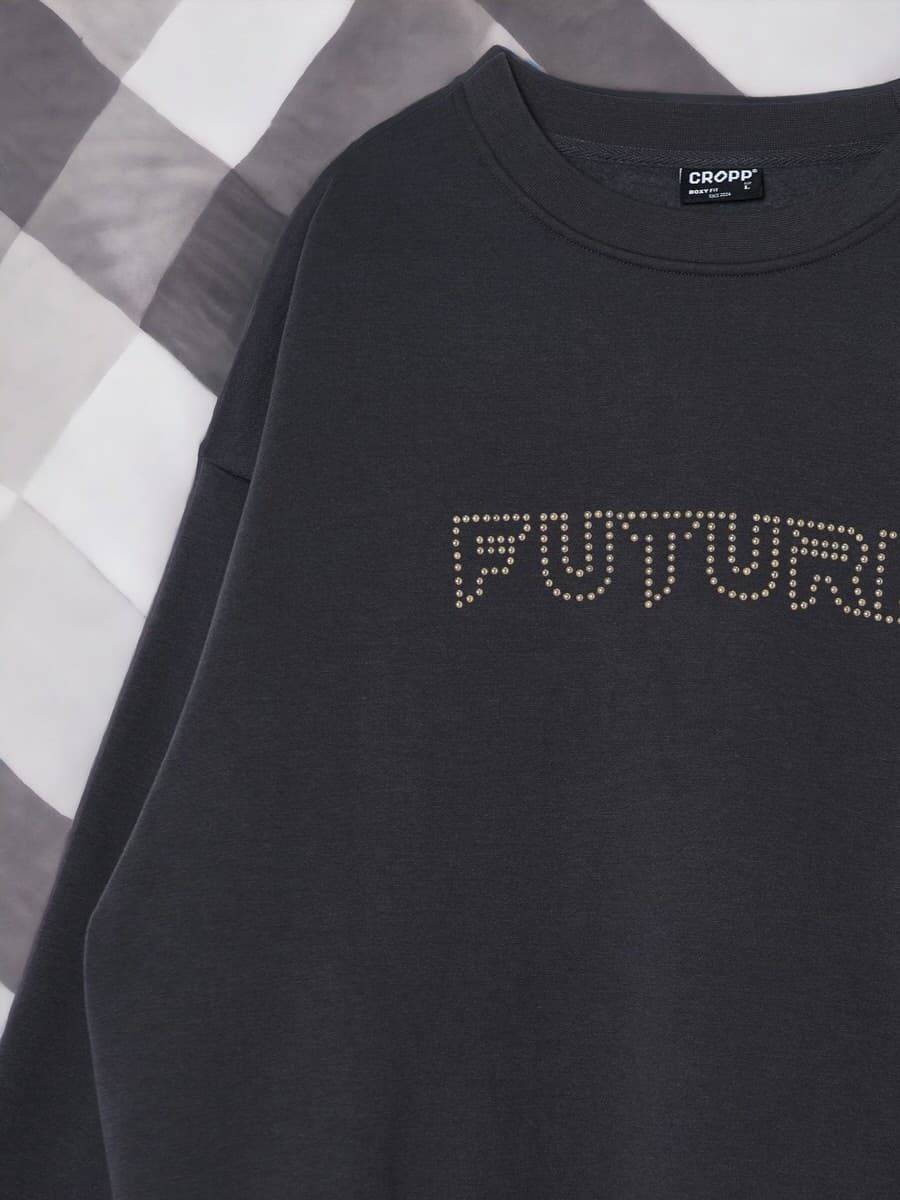 Чоловічий світшот "Future" графіт