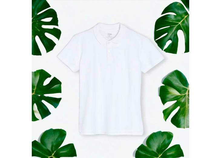Мужская футболка "Polo" белая