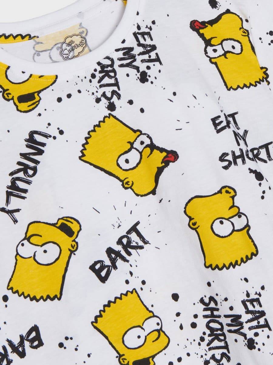 Чоловічі футболки "Simpsons" біла
