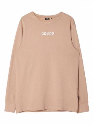 Мужской лонгслив "CRP" бежевый