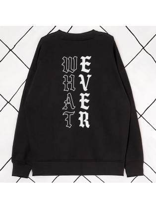 Мужской свитшот "WHTVR" черный