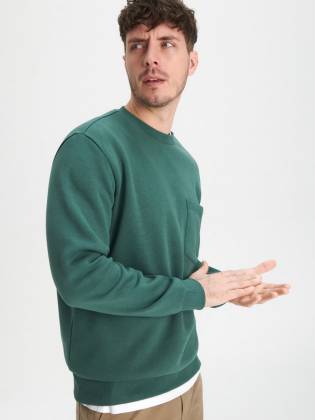 Мужской свитшот "Basic" зеленфй