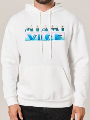 Мужской свитшот "Miami Vice" молочный