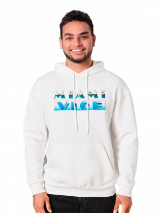 Мужской свитшот "Miami Vice" молочный