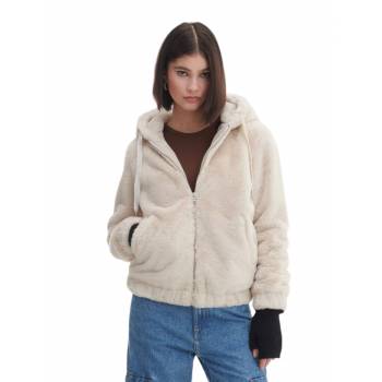 Женская куртка "Fur" бежевая