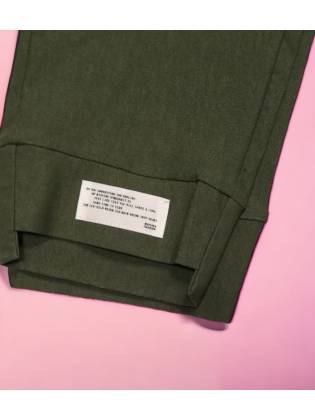 Спортивные штаны "Label" зеленые