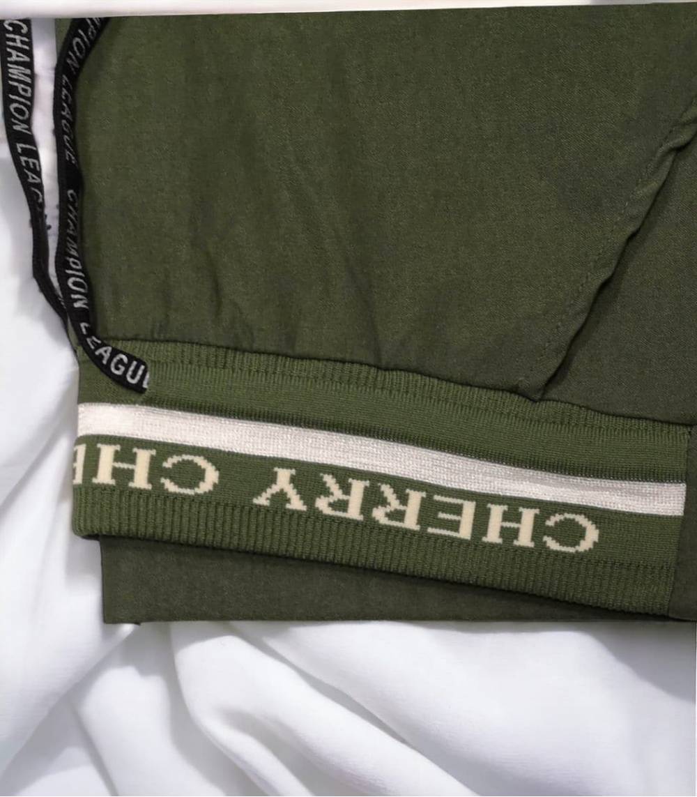 Спортивні штани "Label" зелені
