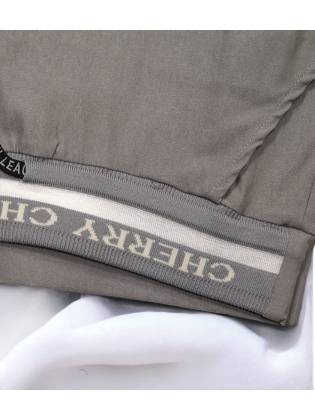 Спортивные штаны "Label" серые