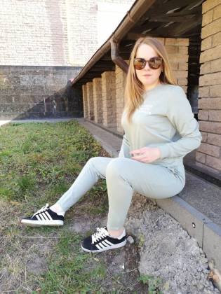 Спортивный костюм "Cool" зеленый