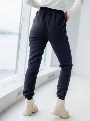 Теплые спортивные штаны "Classic" черные