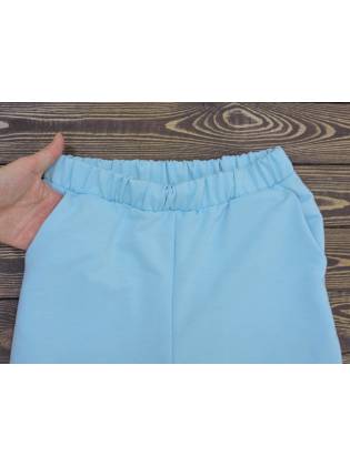 Женский спортивный костюм "String" голубой