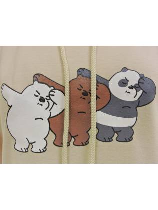 Женская худи "3 Bears" бежевая