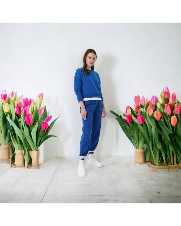 Жіночий світшот "Short-L" синій