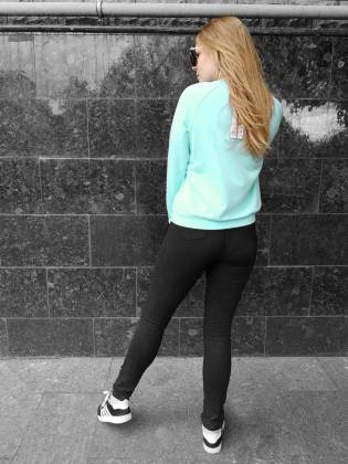 Женская кофточка "Tiger" мятнная