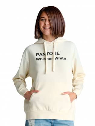 Женская худи "Pantone" молочная