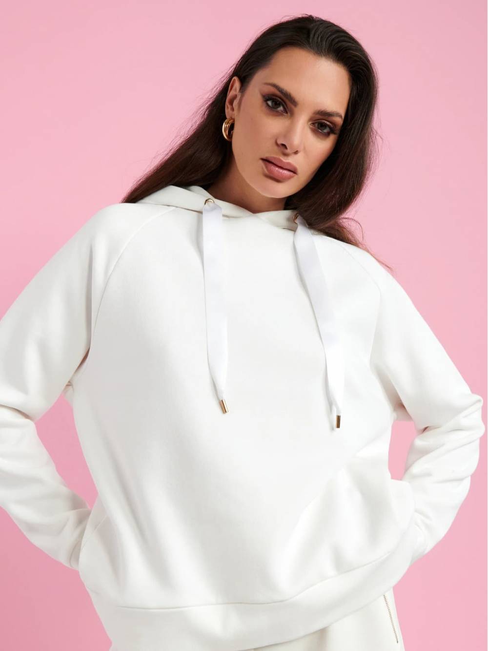 Жіноча худи "Last" молочна